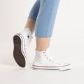 "Converse Chuck Taylor All Star Classic Hi" optiškai baltos spalvos sportbačiai 2