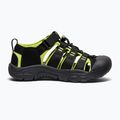 Vaikiškos basutės KEEN Newport H2 black/lime green 3