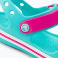 "Crocs Crockband" vaikiški sandalai baseinas / saldainių rožinė 8