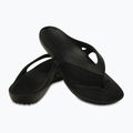 Moteriškos šlepetės per pirštą Crocs Kadee II Flip black 10