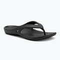 Moteriškos šlepetės per pirštą Crocs Kadee II Flip black