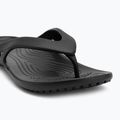 Moteriškos šlepetės per pirštą Crocs Kadee II Flip black 7
