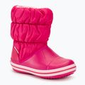 Vaikiški sniego batai Crocs Winter Puff Kids candy pink