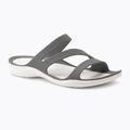 Moteriškos šlepetės per pirštą Crocs Swiftwater Sandal W smoke/white