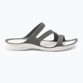 Moteriškos šlepetės per pirštą Crocs Swiftwater Sandal W smoke/white 2