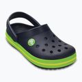 Vaikiškos šlepetės Crocs Crocband Clog Kids navy/volt green