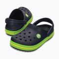 Vaikiškos šlepetės Crocs Crocband Clog Kids navy/volt green 3