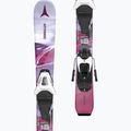 Vaikiškos kalnų slidės Atomic Maven Girl JTXS + apkaustai C5 GW pink 10