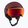 Slidinėjimo šalmas Atomic Savor Visor Stereo maroon/red stereo