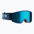 Vaikiški slidinėjimo akiniai Atomic Four Jr Flash graphic/ocean/blue flash