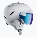 Snieglenčių šalmas Atomic Savor GT Visor Stereo white heather/blue stereo
