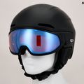Slidinėjimo šalmas Alpina Oro QV Mips black matt/ice blue 10