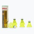 Badmintono plunksniukai Wilson Smashstar 6 vnt. yellow