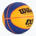 Krepšinio kamuolys Wilson Fiba 3x3 Replica RBR blue/yellow dydis 6 2