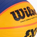 Krepšinio kamuolys Wilson Fiba 3x3 Replica RBR blue/yellow dydis 6 3
