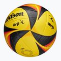Paplūdimio tinklinio kamuolys Wilson OPTX AVP VB OFFICIAL GB yellow dydis 5 6