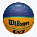Vaikiškas krepšinio kamuolys Wilson Fiba 3x3 Junior blue/yellow dydis 5 4