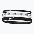 Galvos juostos Nike Tidth 3 vnt. black/white/black
