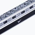 Nike spausdintos galvos juostos 3 vnt. juodos spalvos N0002560-903 3