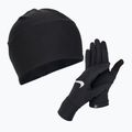 Vyriškas rinkinys kepurė + pirštinės Nike Essential Running black/black/silver