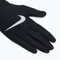 Moteriška galvos juosta + pirštinių komplektas Nike Essential Running black/black/silver 4