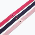 Galvos juosta Nike Elastic Headbands 2.0 3 vnt. spark/gridiron/pink glaze 2
