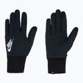 Moteriškos bėgimo pirštinės Nike Club Fleece black/white 2
