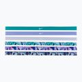 Nike galvos juostos su spauda 6 vnt., žalios/violetinės spalvos N0002545-322