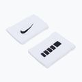 Nike Elite Doublewide apyrankės 2 vnt. baltos spalvos N1006700-101