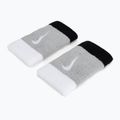 Nike Swoosh dvigubos apyrankės 2 vnt. pilka/juoda N0001586-016