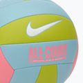 Tinklinio kamuolys Nike All Court Volleyball coral chalk/ocean bliss/bright cactus/white dydis 5 3