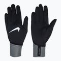 Moteriškos bėgimo pirštinės Nike Pacer Midweight RG black/smoke grey/silver