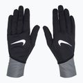 Vyriškos bėgimo pirštinės Nike Pacer Midweight RG black/smoke grey/silver 2