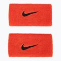 Riešų juostos Nike Swoosh Doublewide Wristbands 2 vnt. bright crimson/cave purple