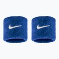 Riešo juostos Nike Swoosh Classic Wristbands 2 vnt. game royal/white