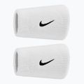 Frotinės riešo juostos Nike Swoosh Classic Doublewide Wristbands 2 vnt white/black