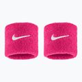 Riešo juostos Nike Swoosh Classic Wristbands 2 vnt. vivid pink/white