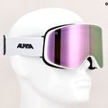 Slidinėjimo akiniai Alpina Slope Q-Lite S2 white matt/rose 5