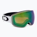 Oakley Flight Deck matiniai balti/prizm snow jade iridium slidinėjimo akiniai OO7064-23