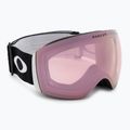 Oakley Flight Deck matiniai juodi/prizm snow hi pink iridium slidinėjimo akiniai OO7050-34