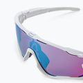 Oakley Jawbreaker poliruoti balti/prizm snow sapphire dviratininkų akiniai 0OO9290 4