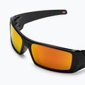 "Oakley Gascan" akiniai nuo saulės poliruoti juodi/prizm ruby 5