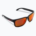 "Oakley Holbrook XL" matinės juodos/prizm rubino spalvos akiniai nuo saulės