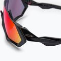 Oakley Flight Jacket matinės juodos/prizminės spalvos kelių dviračių akiniai 0OO9401 3