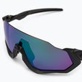 Oakley Flight Jacket matinio plieno/prizm road jade dviratininkų akiniai 0OO9401 3