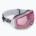 Oakley Flight Deck factory pilot white/prizm snow pink iridium slidinėjimo akiniai OO7064-93