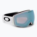 Oakley Flight Deck matiniai balti/prizm snow sapphire iridium slidinėjimo akiniai OO7064-A0