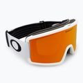 Oakley Target Line matinės baltos/žėrinčio iridžio spalvos slidinėjimo akiniai OO7121-07