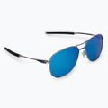 Oakley Contrail satino chromo/prizminio safyro akiniai nuo saulės 0OO4147