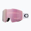 "Oakley Fall Line" matinės baltos/prizm rožinio aukso spalvos slidinėjimo akiniai 5